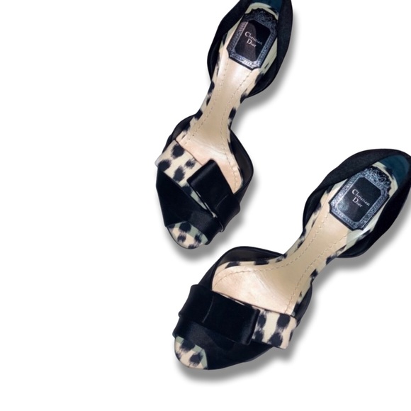Christian Dior Couture Black & White heels - Picture 8 of 8